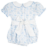 Bunny Toile Girl Bubble