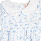 Bunny Toile Boy Bubble