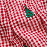 Christmas Trees Embroidered Dress