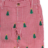 Christmas Trees Embroidered Pants