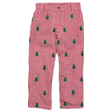 Christmas Trees Embroidered Pants