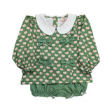 Sage Green Pumpkin Knit Bloomer Set