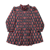 Winter Imari Block Print Dress