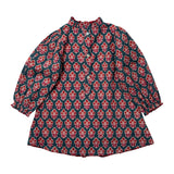 Winter Imari Block Print Dress