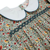 William Morris Bird Print Dress