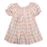 Gingerbread Smocked Dress