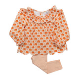 Scalloped Pumpkins Legging Set