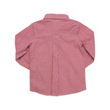 Red Gingham Button Down Shirt