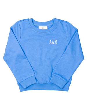 Crewneck Unisex Sweatshirt in Cloud Blue- FINAL SALE