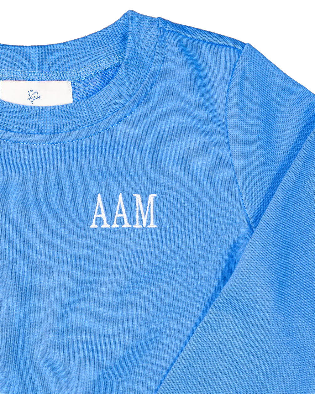 Crewneck Unisex Sweatshirt in Cloud Blue- FINAL SALE