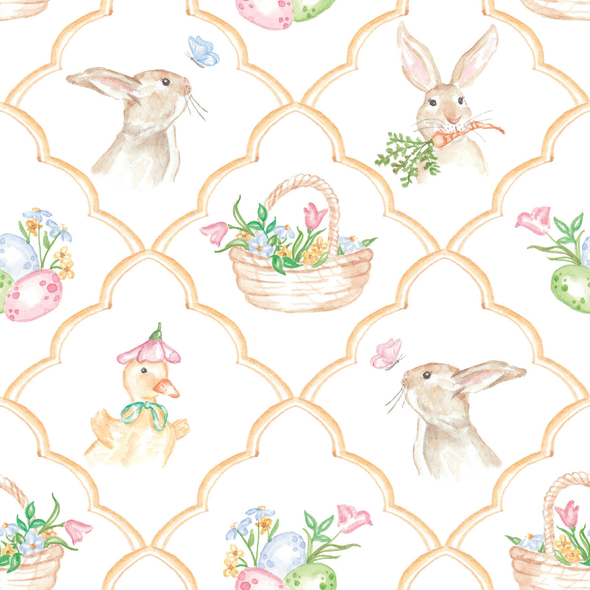 Bunny Scalloped Lattice Bubble-FINAL SALE