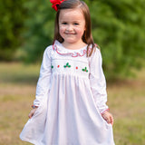 Hollyberries Smocked Polka Dot Knit Dress