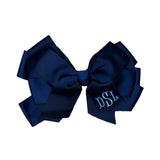 Monogrammed Hair Bow