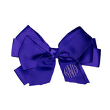 Monogrammed Hair Bow