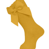 Knee Socks with Grosgrain Bow