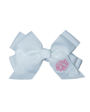 Monogrammed Hair Bow