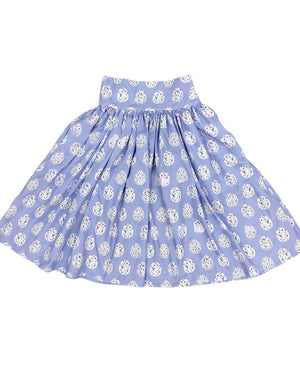 Chinoiserie Egg Midi Skirt for Women- FINAL SALE