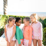 Rash Guard Long Sleeve in Parakeet Green- FINAL SALE