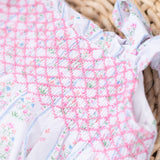 Bright Floral Smocked Sun Dress