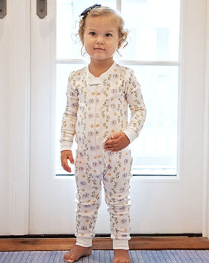 Dreaming of Dreidels Hanukkah Pima Cotton Zip Up Pajamas- FINAL SALE