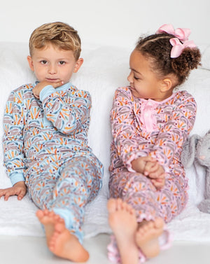 Spring Bunnies Pink Pima Cotton Pajama Set-FINAL SALE