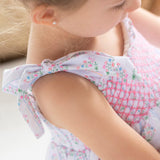 Bright Floral Smocked Sun Dress