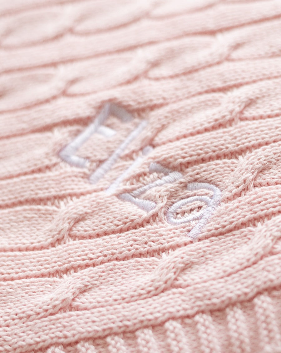 Cable Knit Baby Blanket