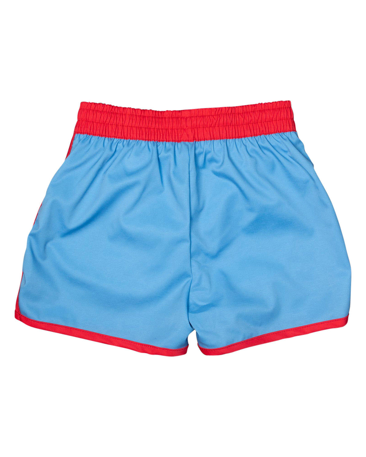 French Blue Swim Trunks with Red Trim-FINAL SALE