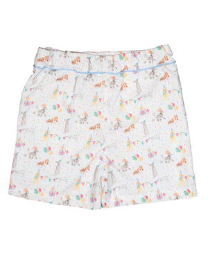 Bow Wow Birthday Shorts- FINAL SALE