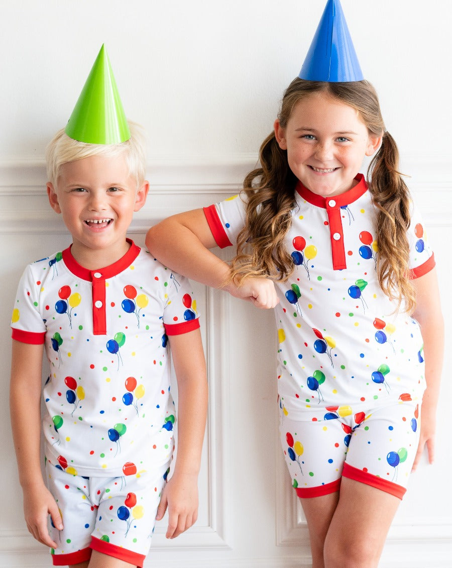 Birthday Balloons Pajama Set