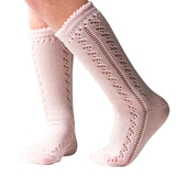 Knee High Crocheted Socks