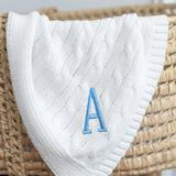 Cable Knit Baby Blanket