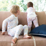 Hocus Pocus Halloween Pajama Set in Blue- FINAL SALE