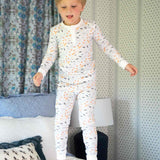 Hocus Pocus Halloween Pajama Set in Blue- FINAL SALE