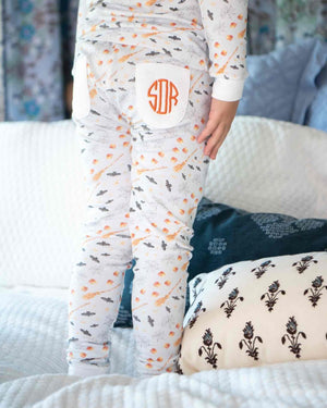 Hocus Pocus Halloween Pajama Set in Blue