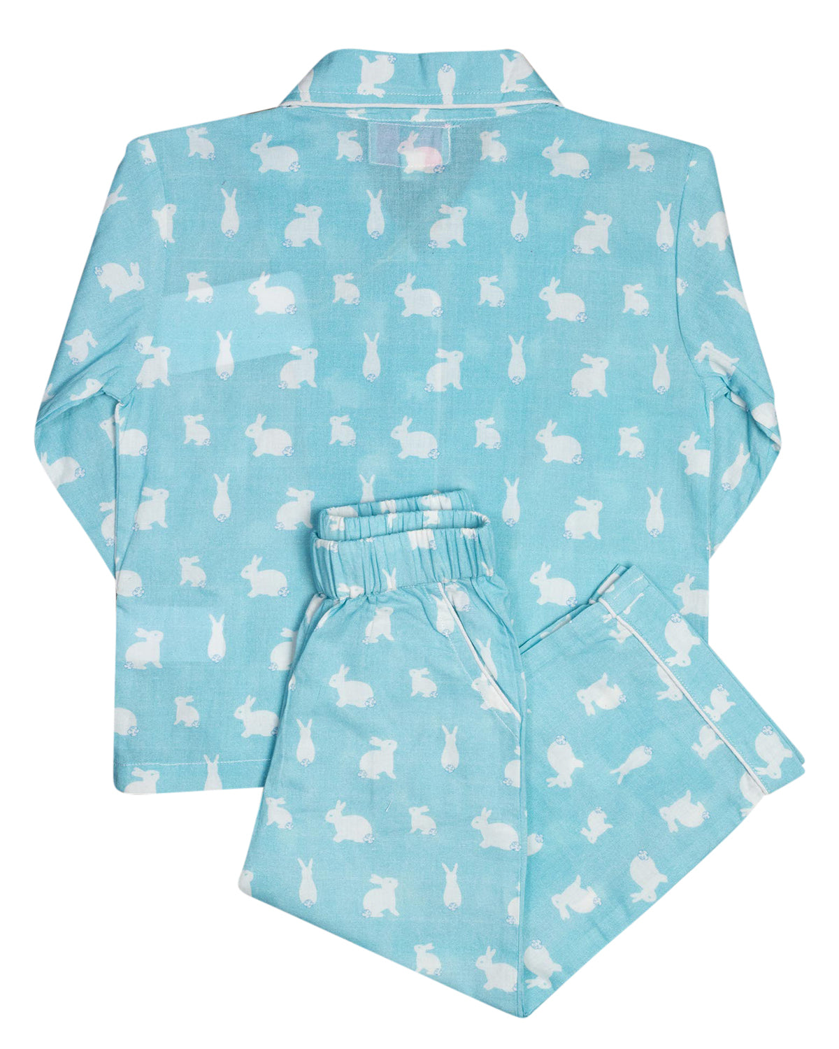 Hoppy Bunny Blue Pajama Set-FINAL SALE