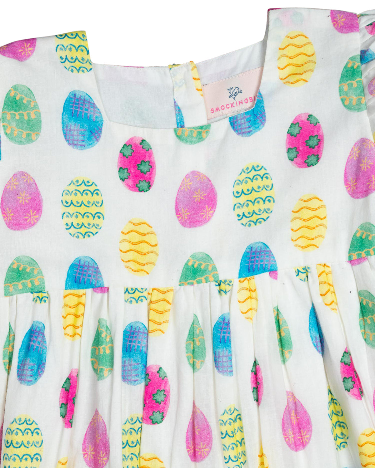 Easter Egg Balloon Sleeve Dress-FINAL SALE