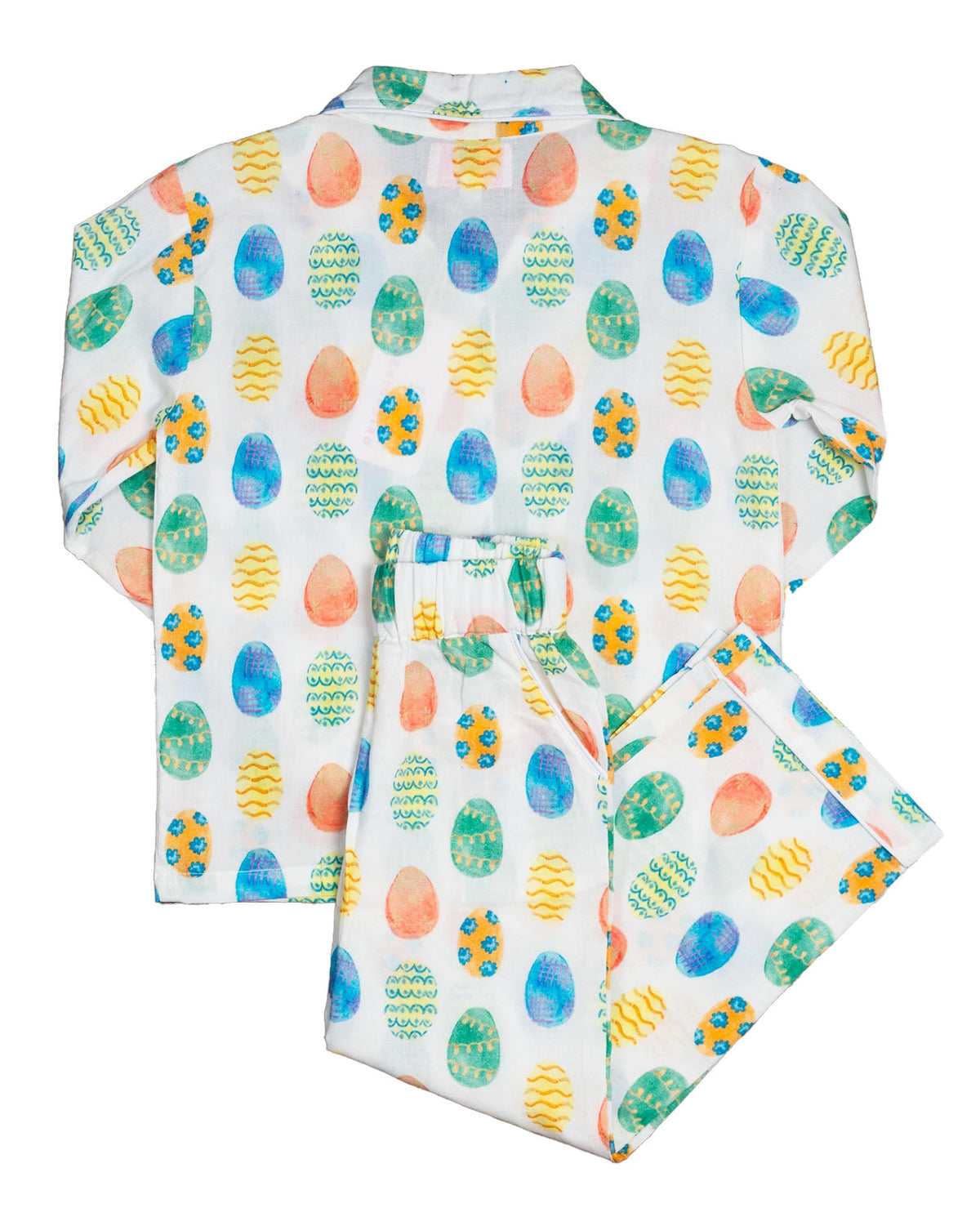 Easter Egg Pajamas in Sherbert-FINAL SALE