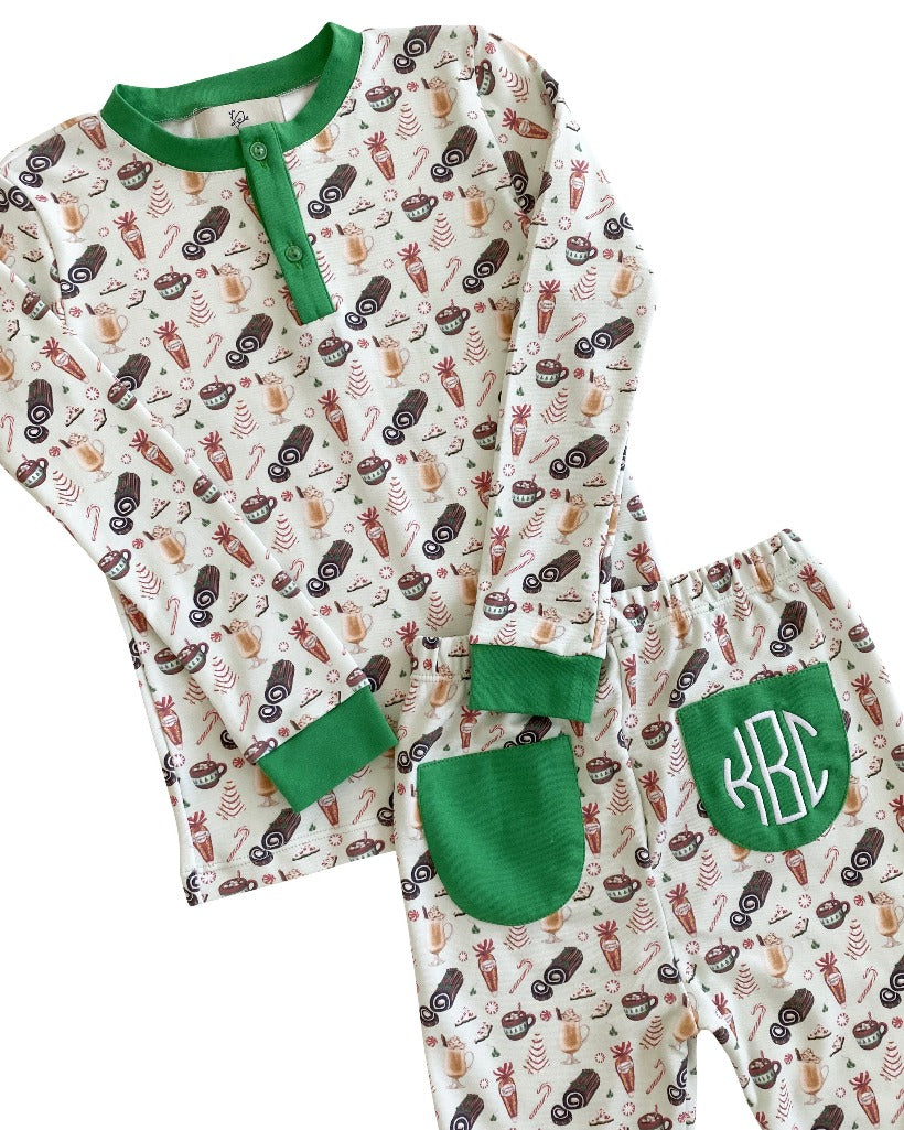 Holiday Sweets Pima Cotton Pajama Set-FINAL SALE