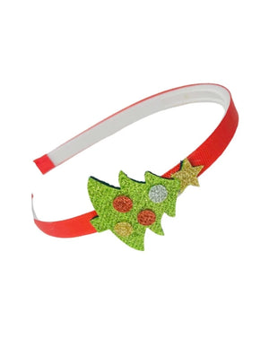 Classic Glitter Christmas Tree Headband