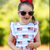 American Flag Blue Striped Dress