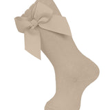 Knee Socks with Grosgrain Bow