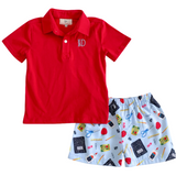 School Days Boys Shorts Set- FINAL SALE