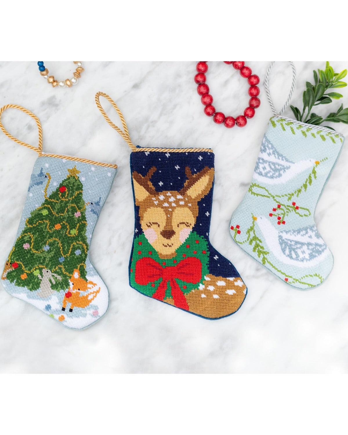 Woodland Creatures Bauble Stocking