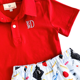 School Days Boys Shorts Set- FINAL SALE