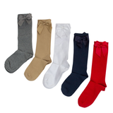 Knee Socks with Grosgrain Bow