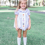 Halloween Fun Embroidered Windowpane Bubble