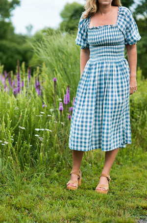 Cadet Blue Ladies Dress - FINAL SALE