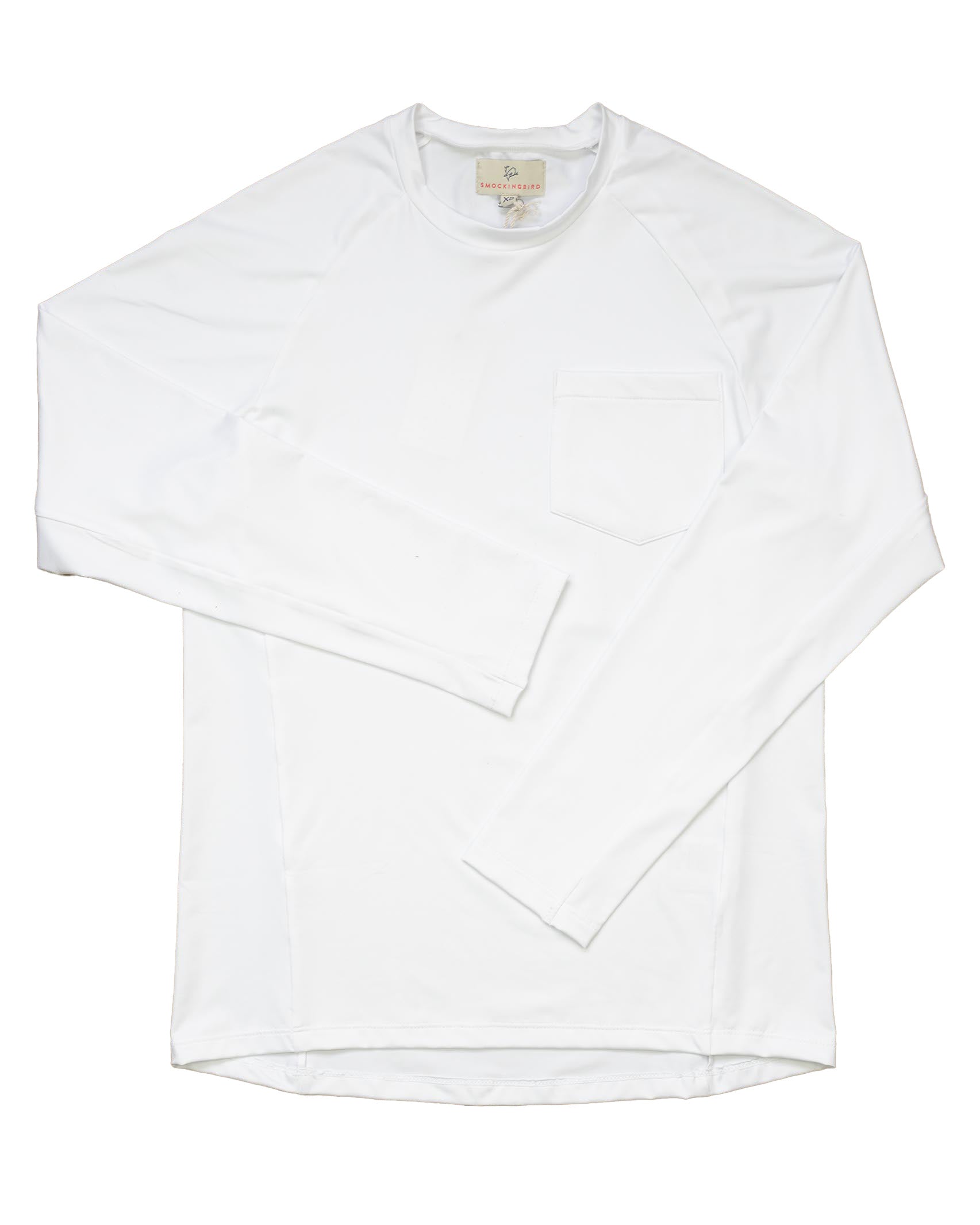 Rash Guard Long Sleeve for Men in White