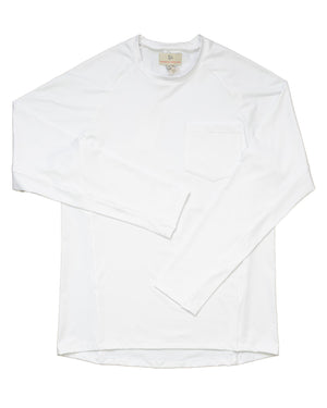 Rash Guard Long Sleeve for Men in White